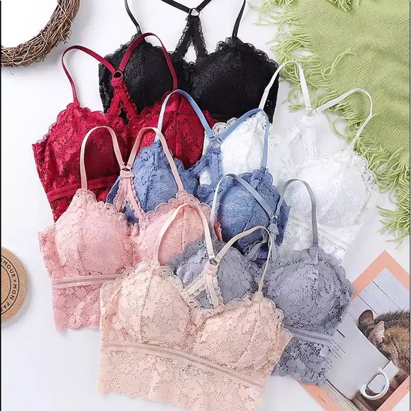 Gray Lace Bralette - Picture 2 of 11